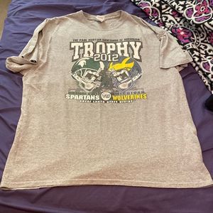 Mens Michigan State vs Michigan t-shirt